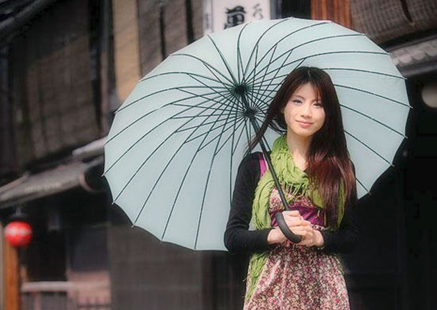 Стильный японский зонт